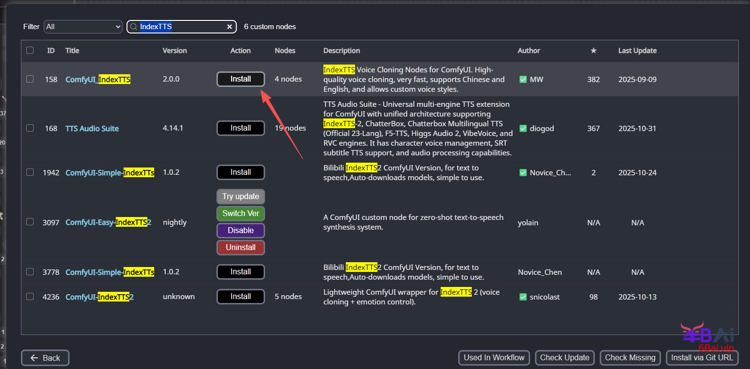 manager安装IndexTTS